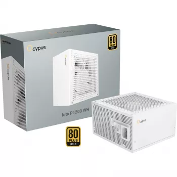 OCYPUS Iota P1200 White 1200W 80 PLUS Gold Vollmodulares ATX 3.0 Netzteil