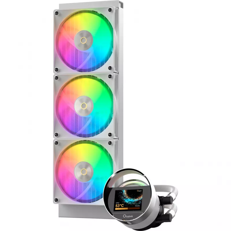 Ocypus Sigma L36 ARGB Weiß 360mm Flüssig-CPU-Kühler