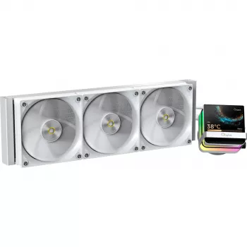 Ocypus Sigma L36 PRO Weiß 360mm ARGB AIO Flüssigkeits-CPU-Kühler