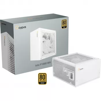 OCYPUS Iota P1000 1000W 80 PLUS Gold Vollmodulares ATX 3.0 Netzteil - Weiß