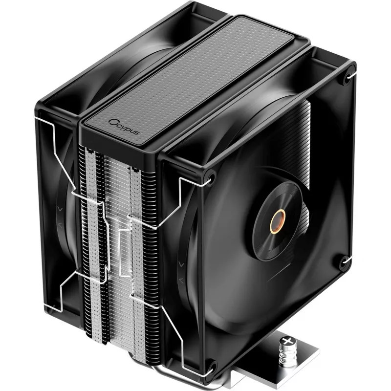 Ocypus Delta A40 Elite Dual-Lüfter Schwarz 120 mm CPU-Luftkühler