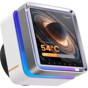 Ocypus Sigma L36 EX ARGB Weiß 360mm AIO Flüssigkeits-CPU-Kühler