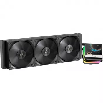 Ocypus Sigma L36 PRO AIO Flüssigkeits-CPU-Kühler 360mm ARGB Schwarz