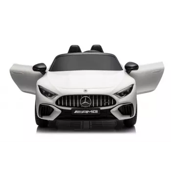 LEAN CARS Mercedes AMG SL63 batteriebetriebenes Aufsitzauto Weiß