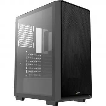 Ocypus Gamma C60 Schwarz Mid-Tower PC-Gehäuse mit gehärtetem Glas Seitenfenster