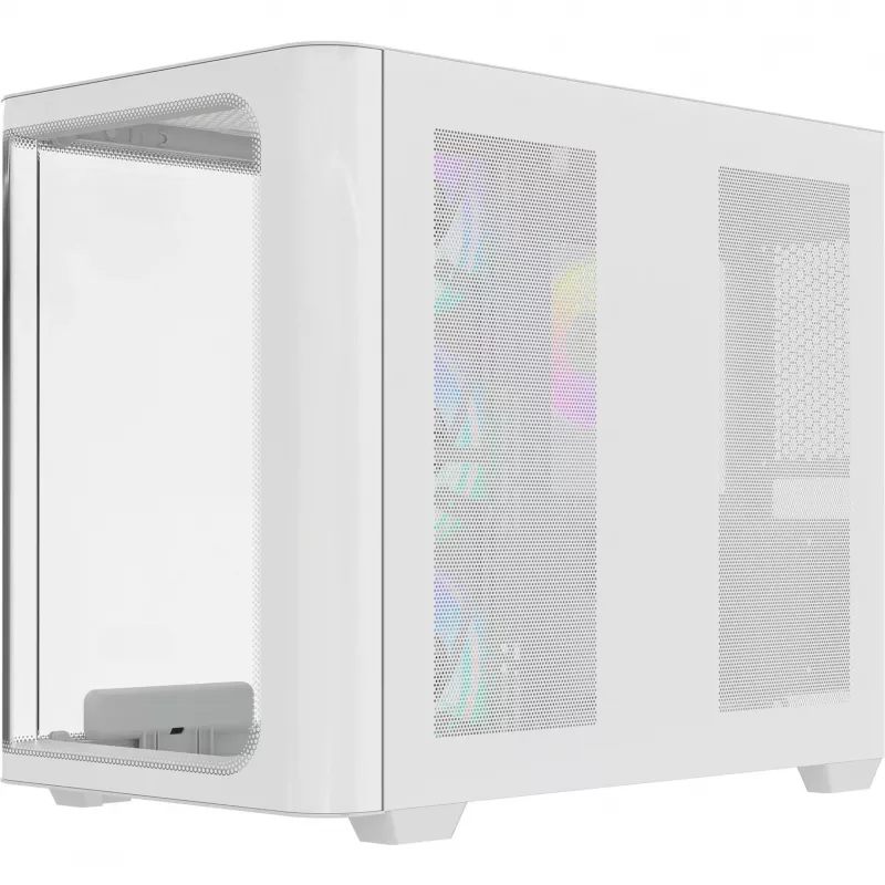 Ocypus Iota C70 Curve ARGB Digital Weiß 270° Panorama-Glas Mid-Tower PC-Gehäuse