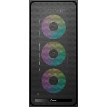 Ocypus Delta C70 ARGB Schwarz Panorama-Glas Midi-Tower Gehäuse