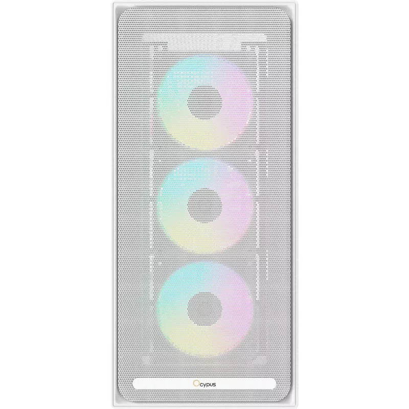 Ocypus Delta C70 ARGB Weißes Panorama-Glas Mid-Tower PC-Gehäuse
