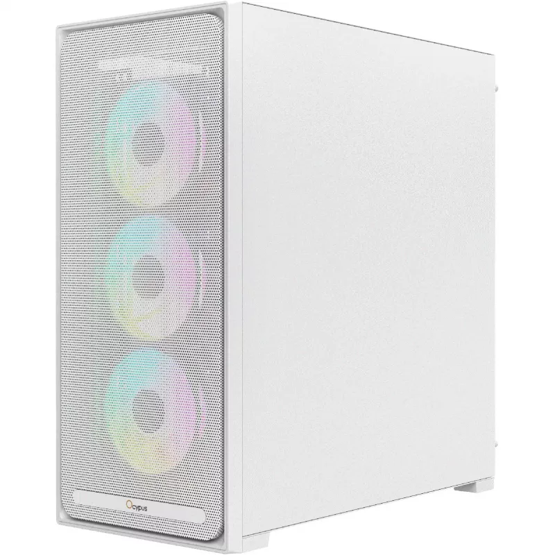 Ocypus Delta C70 ARGB Weißes Panorama-Glas Mid-Tower PC-Gehäuse