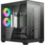 Ocypus Delta C74 ARGB Schwarz Panoramaglas Mid-Tower Gehäuse