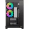 Ocypus Delta C74 ARGB Schwarz Panoramaglas Mid-Tower Gehäuse