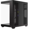 Ocypus Delta C74 ARGB Schwarz Panoramaglas Mid-Tower Gehäuse