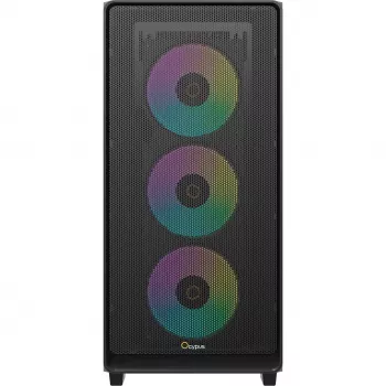 Ocypus Gamma C60 ARGB Mid-Tower PC-Gehäuse - Tempered Glass, Schwarz