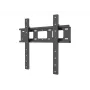 HI-ND MOUNTS WM1200-0101-02 Abschließbare Schwerlast-Stahl-Wandhalterung für 43-55 Zoll Flachbildschirme, VESA 200x200 bis 400x400, 50 kg