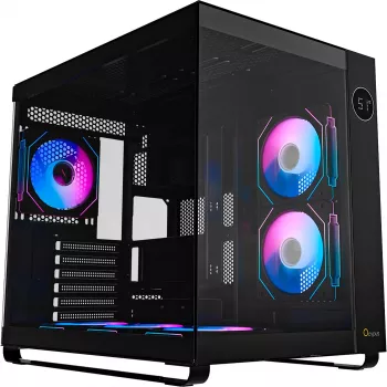 Ocypus Iota C70 ARGB Schwarz Panorama-Glas Mid-Tower Gehäuse