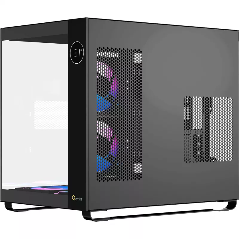 Ocypus Iota C70 ARGB Schwarz Panorama-Glas Mid-Tower Gehäuse