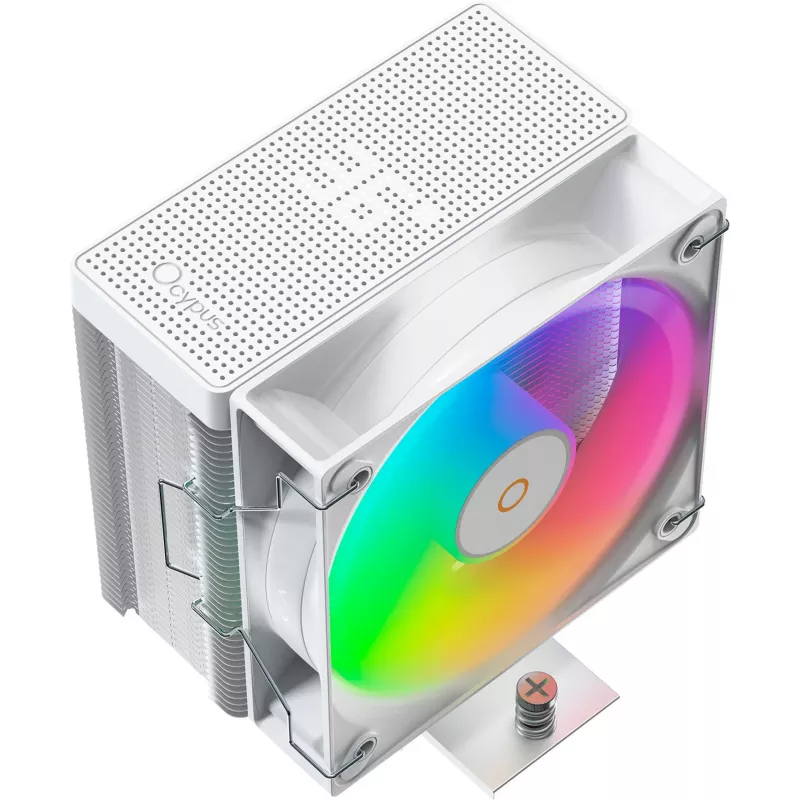 OCYPUS Gamma A40 ARGB Digital Low-Profile CPU-Kühler - Weiß, 100 mm