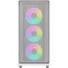 Ocypus Gamma C60 ARGB Weißes Mid-Tower-Gehäuse mit gehärtetem Glas