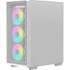 Ocypus Gamma C60 ARGB Weißes Mid-Tower-Gehäuse mit gehärtetem Glas