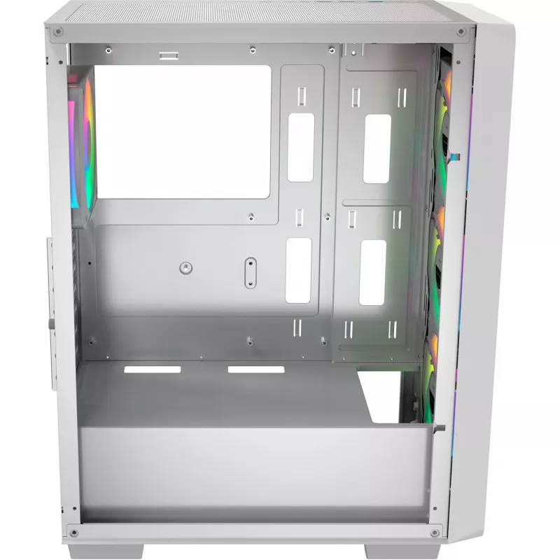 Ocypus Gamma C60 ARGB Weißes Mid-Tower-Gehäuse mit gehärtetem Glas