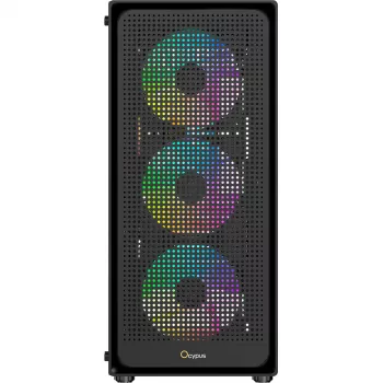 Ocypus Gamma C50 ARGB Schwarz Gehäuse mit gehärtetem Glas Mid-Tower
