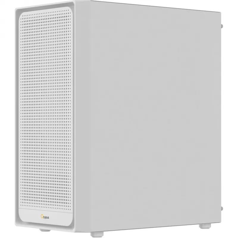 Ocypus Gamma C50 Weißes PC-Gehäuse mit gehärtetem Glas, Mid-Tower