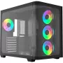 Ocypus Iota C70 Curve ARGB Digital Schwarz Mid-Tower Gehäuse, 270° Panorama-Tempered-Glas