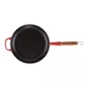 LE CREUSET Gusseisen-Bratpfanne mit Holzgriff 28 cm Rot