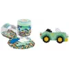 Hama Midi Bügelperlen und Steckplatten, 5,0 mm, bunte Farbmischung, in Kunststoff-Aufbewahrungsbox 00002053
