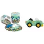 Hama Midi Bügelperlen und Steckplatten, 5,0 mm, bunte Farbmischung, in Kunststoff-Aufbewahrungsbox 00002053