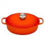 Le Creuset Gusseisen-Bräter oval 27cm 3,4L Vulkanorange