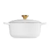 LE CREUSET Gusseisentopf rund 24cm 4,2L Weiß