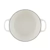 LE CREUSET Gusseisentopf rund 24cm 4,2L Weiß