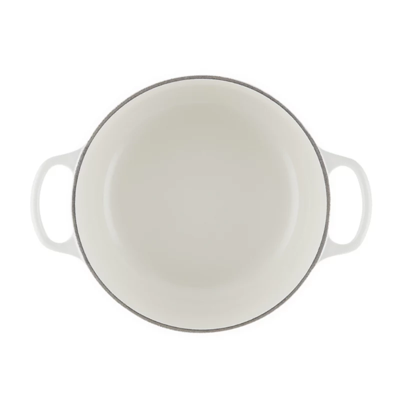 LE CREUSET Gusseisentopf rund 24cm 4,2L Weiß