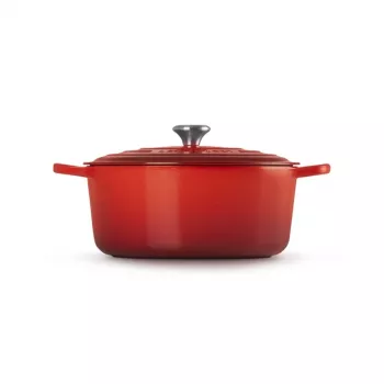 Le Creuset Runder Gusseisen-Bräter 34cm 12L Rot