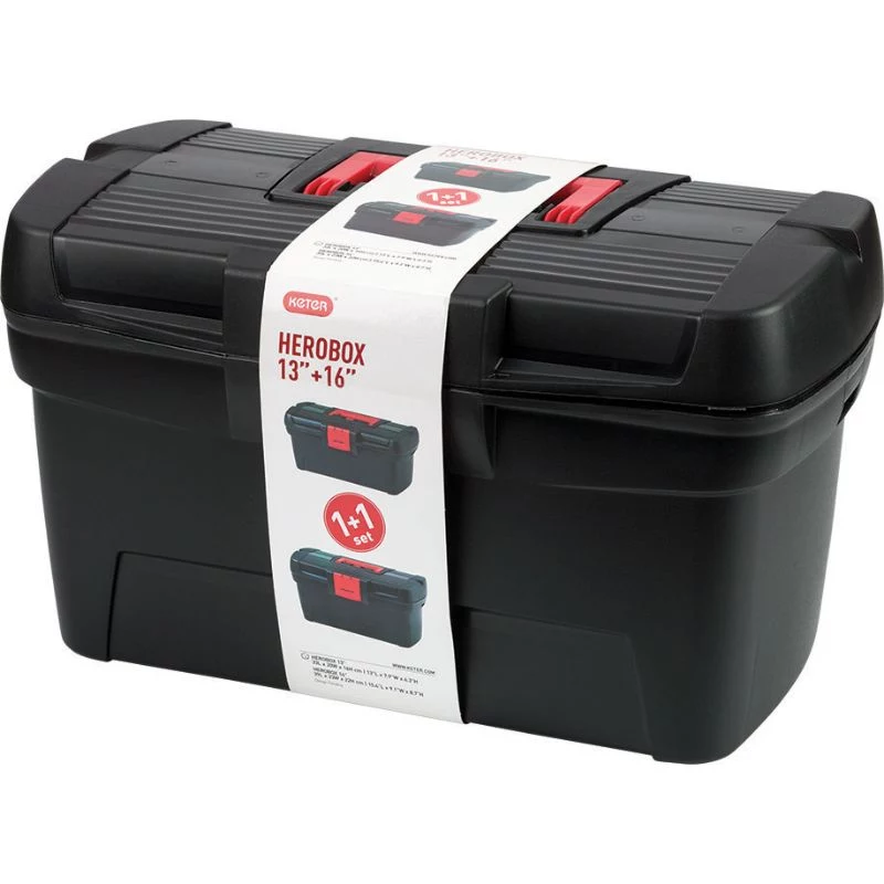 CURVER DIY Werkzeugkoffer Set 2GB Herobox Basic 16-teilig