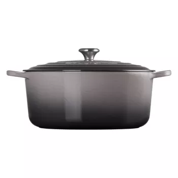 LE CREUSET Gusseisen runder Bräter 34cm 12L Grau