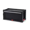 KETER DIY Werkzeugkiste mit 1 Schublade, 56,2x28,9x26,2 cm, Stahl, Schwarz mit roten Akzenten