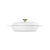 LE CREUSET Flache Gusseisen-Bräter 30cm 3,5L Weiß