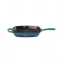 Le Creuset Gusseisen quadratische Grillpfanne 26x26cm Blau