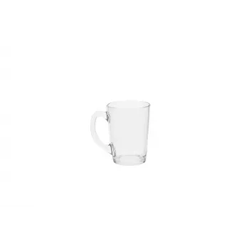 Esmeyer Arcoroc NEW MORNING Glasbecher mit Henkel, 320 ml, Hartglas, transparent, 110 mm Höhe, 6er-Set (384-425)