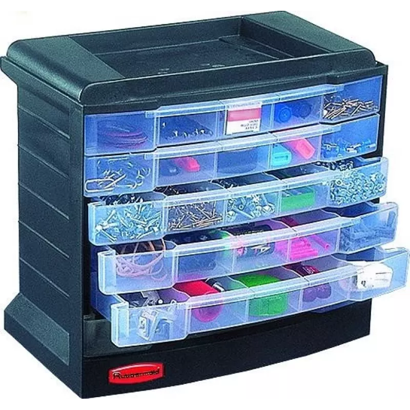 CURVER DIY Werkzeug- und Kleinteilebox mit 6 Schubladen 29x17x27cm