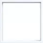 HAGER WAF7073WG Zwischenring für Zentralplatte 50 x 50 mm, Lichtweiß