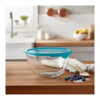 PYREX Glas Rührschüssel mit Deckel 2,3L Ø21cm