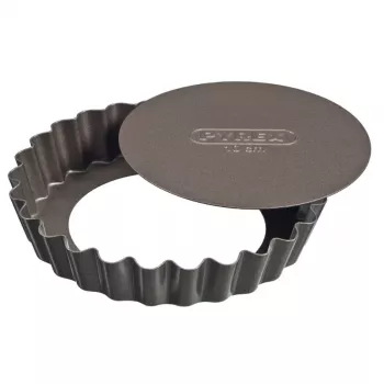 PYREX Backform-Set 4 Stk. mit herausnehmbarem Boden Ø10cm