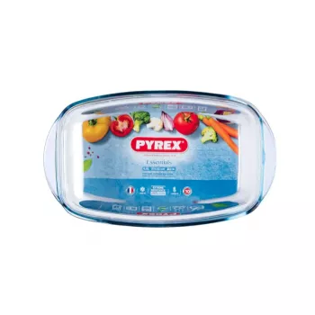 PYREX Glasbehälter mit Deckel 4,5L Rechteckig Essentials 33x20x14cm