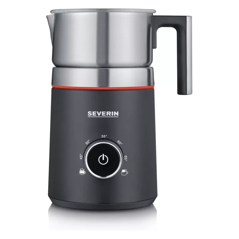 Severin SM 3586 Spuma 700 Induktions-Milchaufschäumer Schwarz/Edelstahl
