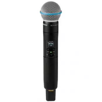 Shure SLXD2+/B58=-G65 Handheld-Sender mit Beta 58A Mikrofon (470-606 MHz)