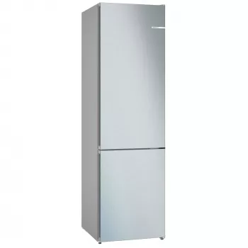 Bosch KGN392LBF Serie 4 freistehende Kühl-Gefrier-Kombination, 203 cm Höhe, Energieeffizienzklasse B, Silber Inox-Look