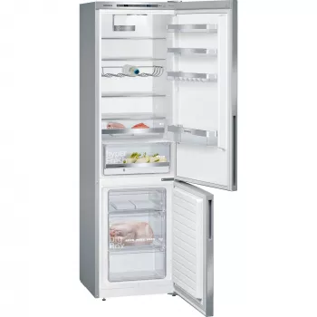 Siemens KG39EALCA iQ500 Freistehender Kühl-Gefrierschrank 201 cm Höhe Energieeffizienzklasse C Silber